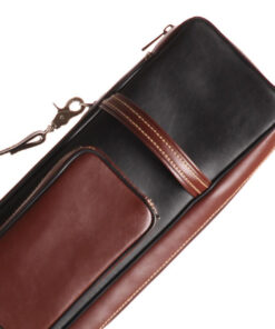Instroke Soft Cowboy Black and Brown Pool Cue Case - 4x8